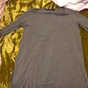 Adrienne vittadinni grey three quarters length sleeve shirt